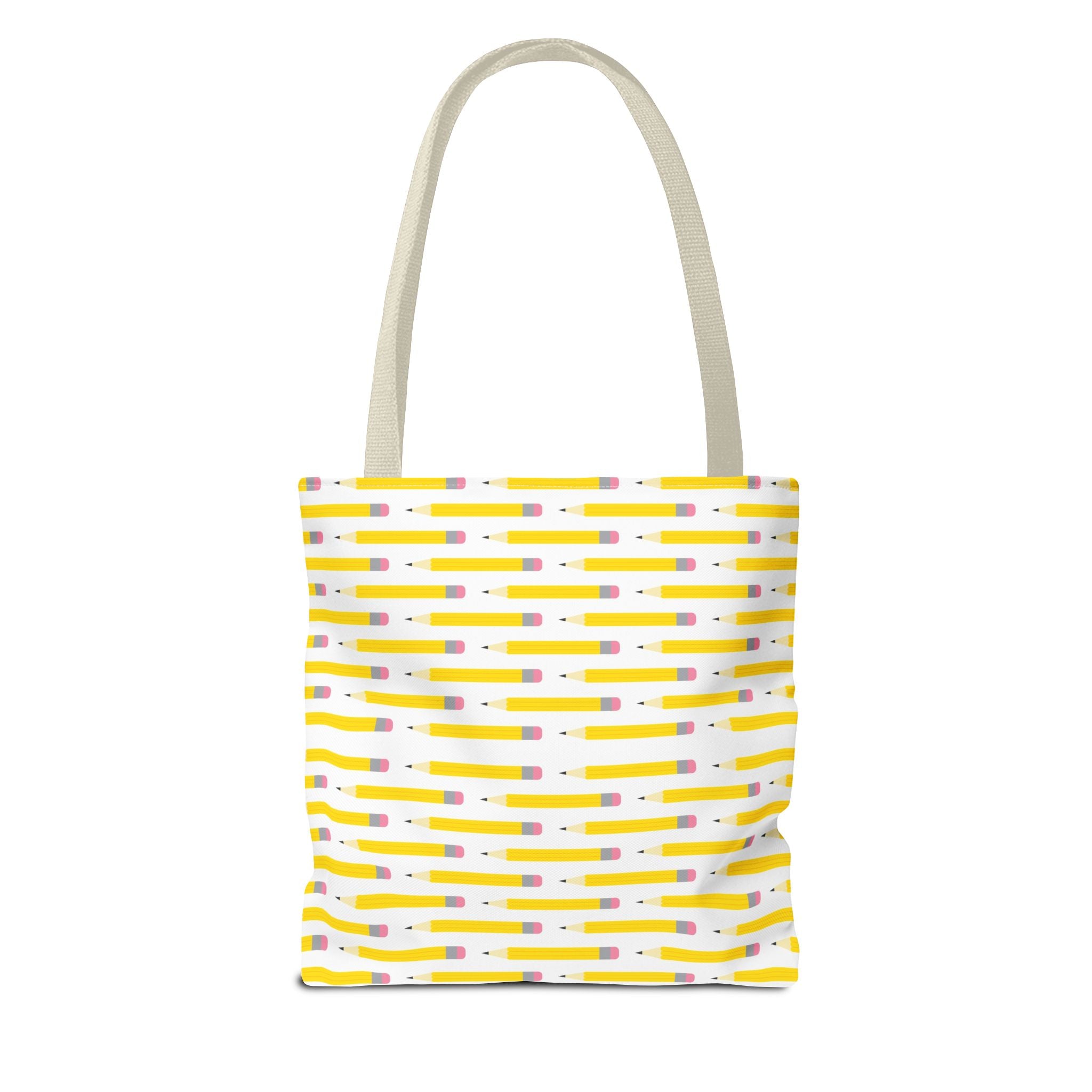 Cute Pencil Teacher Print Back to School Tote Bag