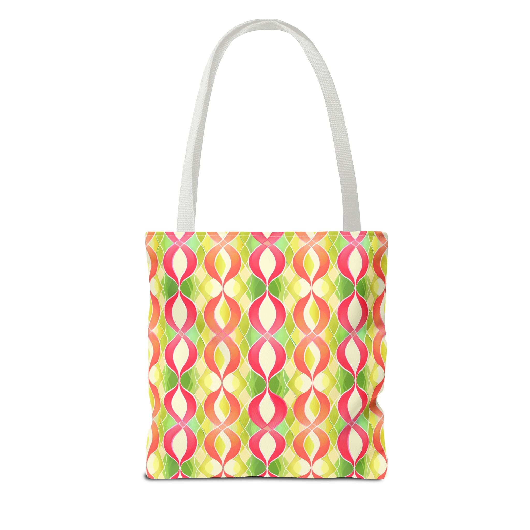 Pink & Green Chains Tote Bag