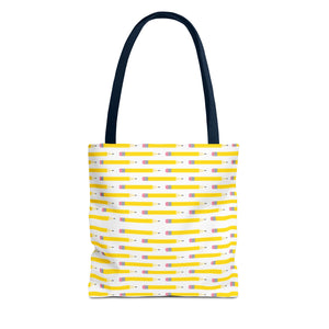 Cute Pencil Teacher Print Back to School Tote Bag