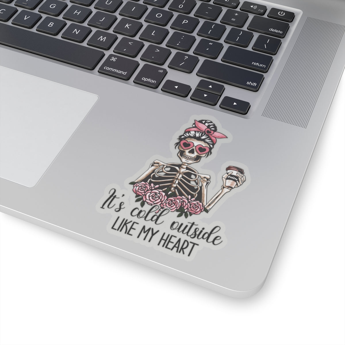 Skeleton Funny Anti Valentines Day Vinyl Sticker