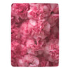 Romantic Pink Floral Throw Blanket - Twin Size, Perfect for Cozy Nights