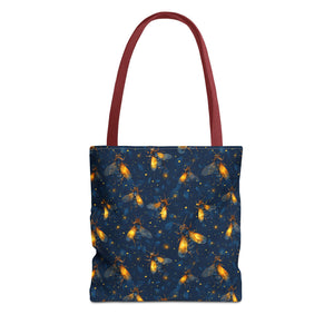 Whimsical Light Moth Goblincore Fairycore Tote Bag