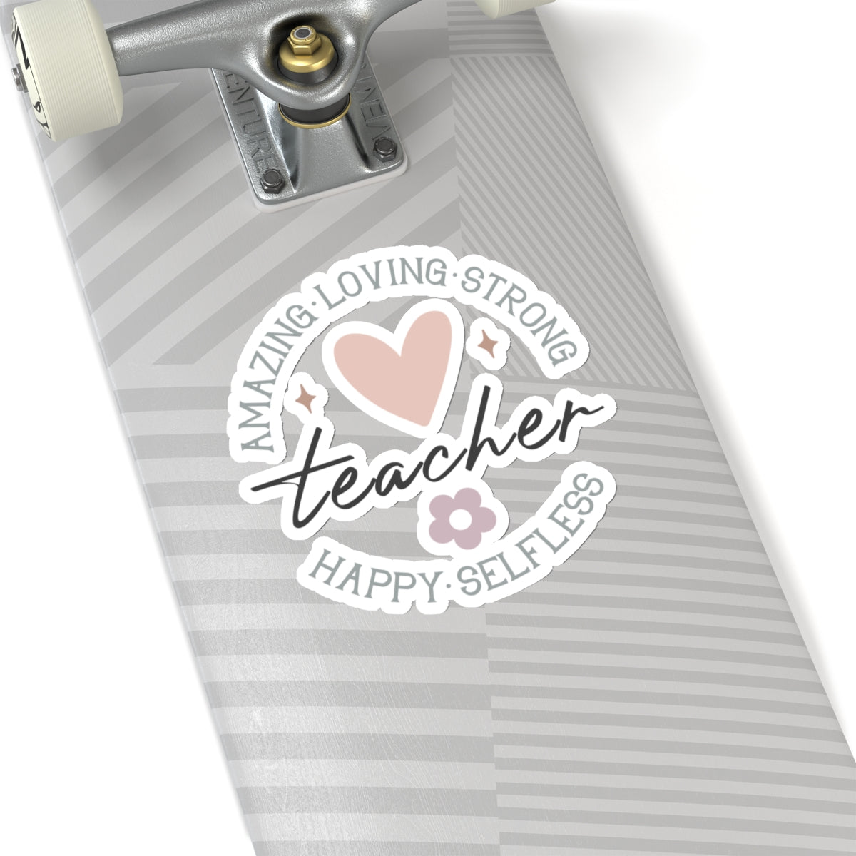 "Amazing, Loving, Strong" Teacher Holiday Sticker for Teachers back To School Gift