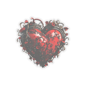 Thorny Vine Heart Vinyl Sticker