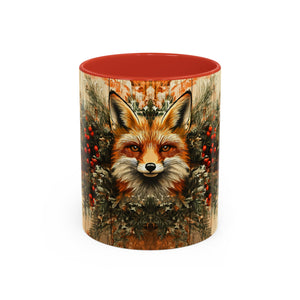 Mug Boho Fox Christmas Design