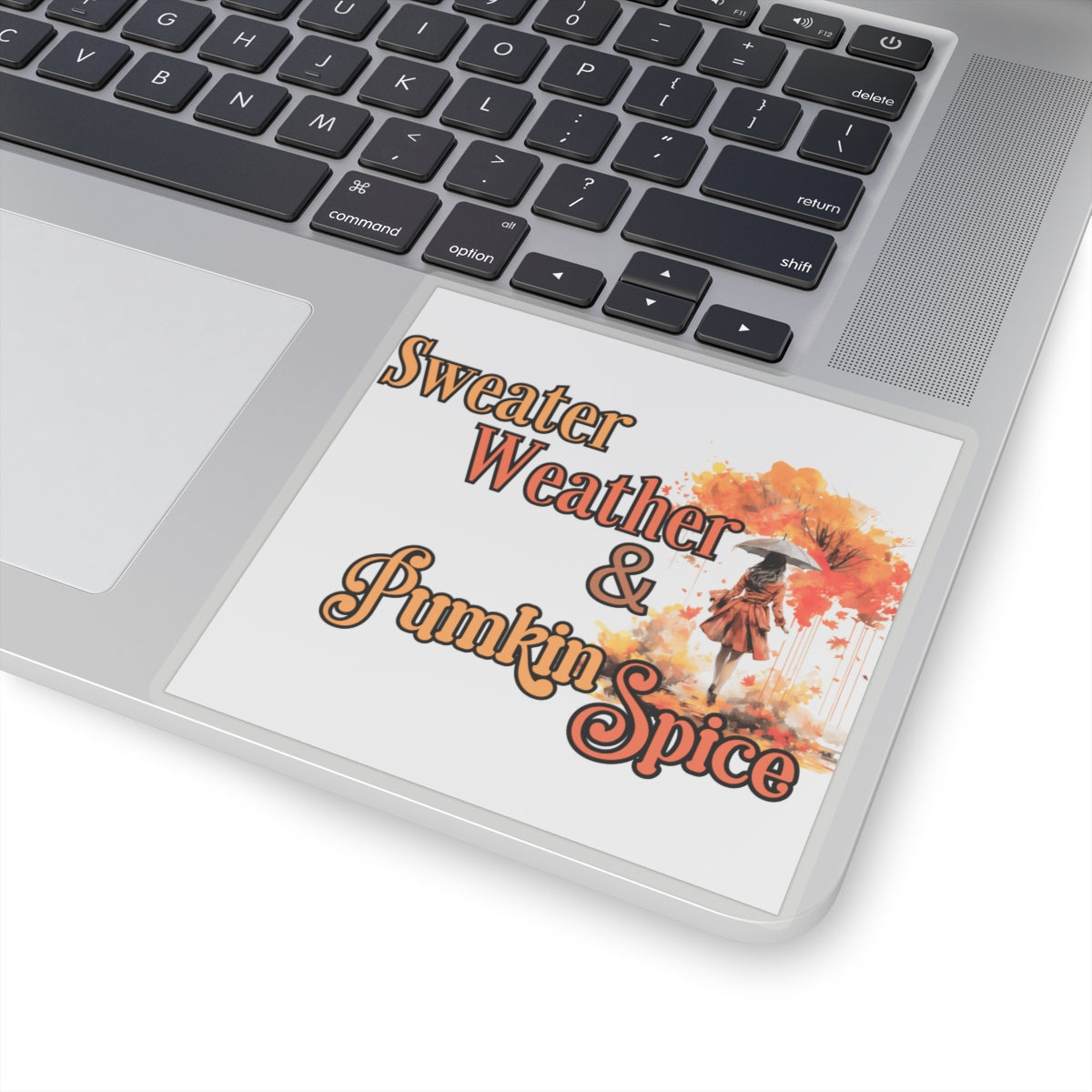 Sweater Weather & Pumpkin Spice Autumn Vinyl Sticker