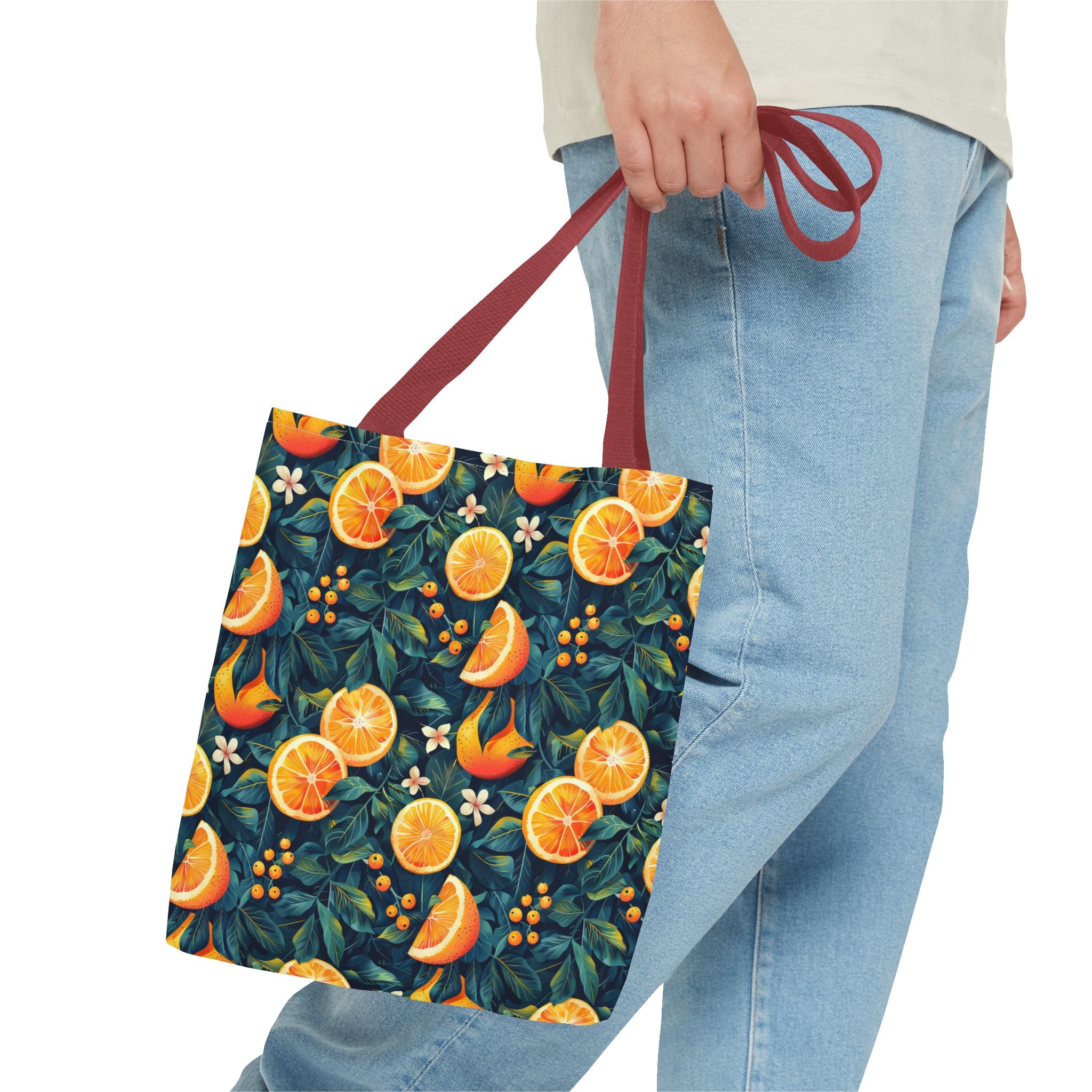 Oranges Fruit Pattern Summer Tote Bag