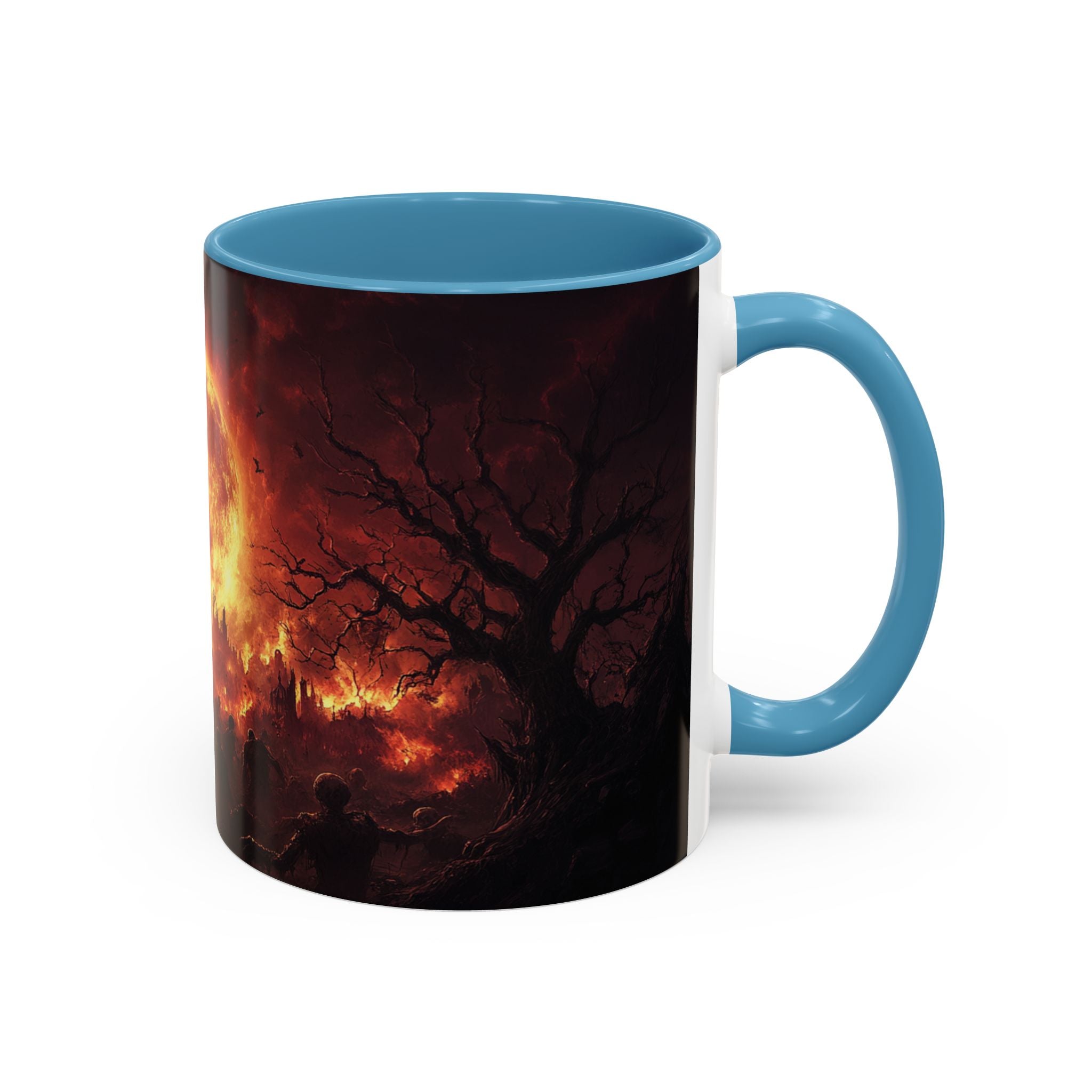 Apocalyptic Halloween Mug | Zombie Coffee Cup | Spooky Gothic Decor | Unique Gift for Him | 11oz & 15oz