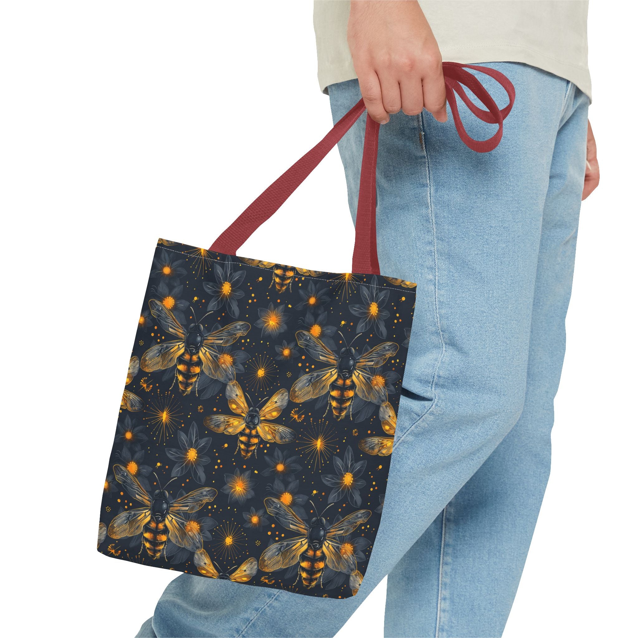 Firefly Moth Goblincore Fairycore Tote Bag