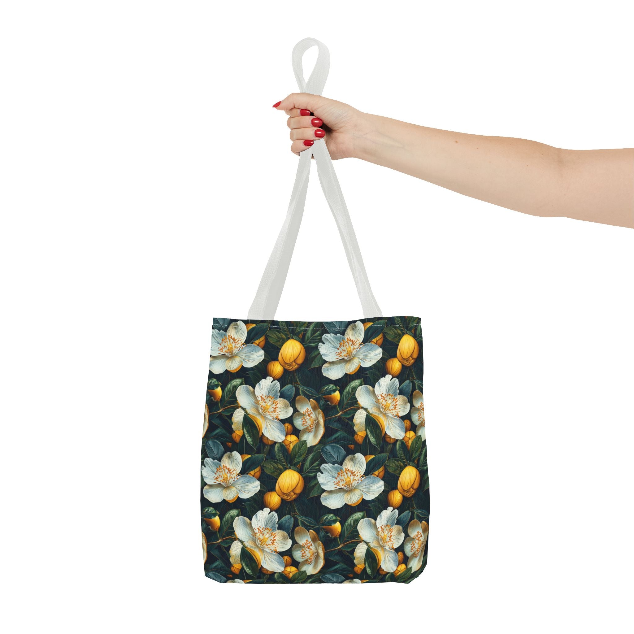 White Flower Summer Tote Bag