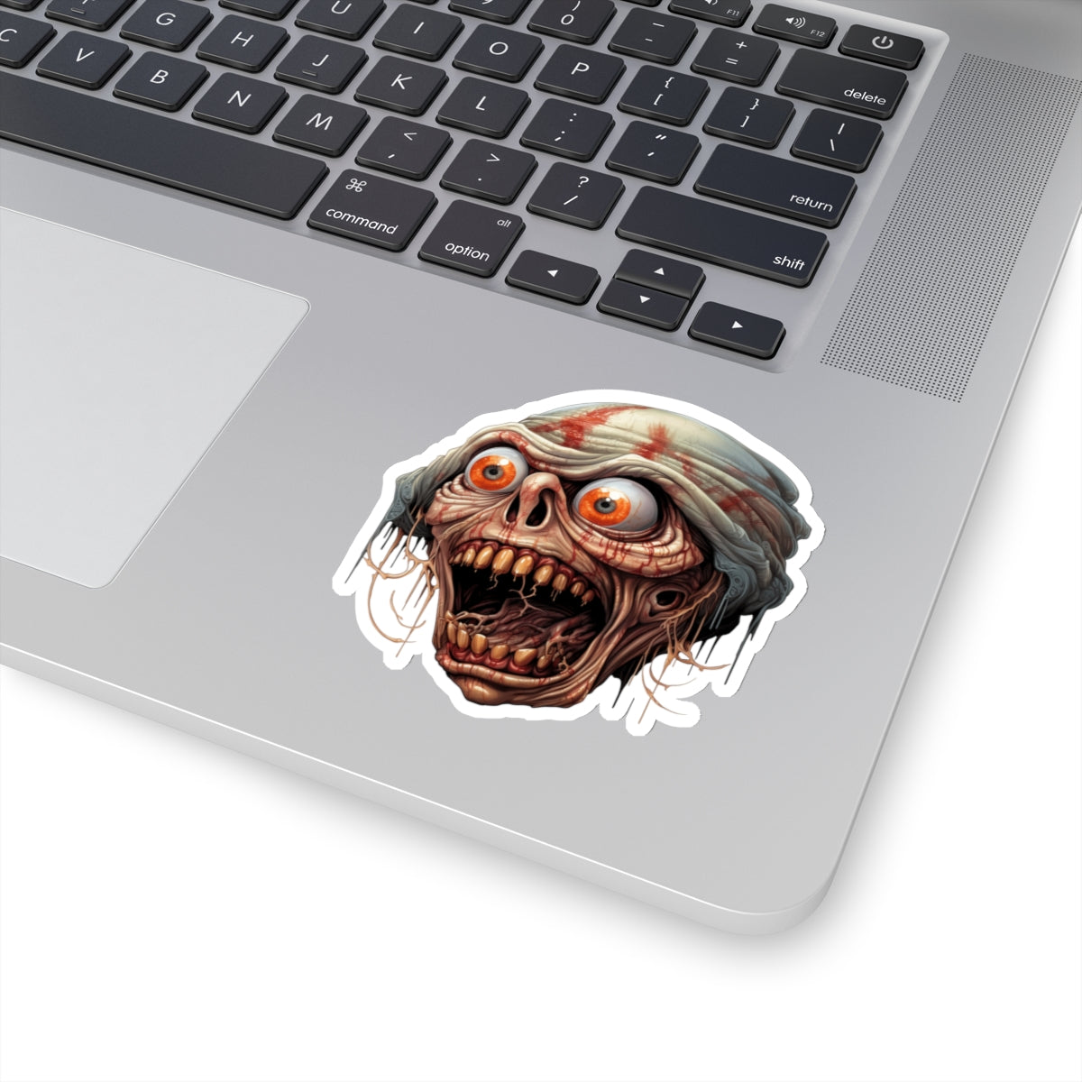 Creepy Zombie Man Horror Halloween Vinyl Sticker