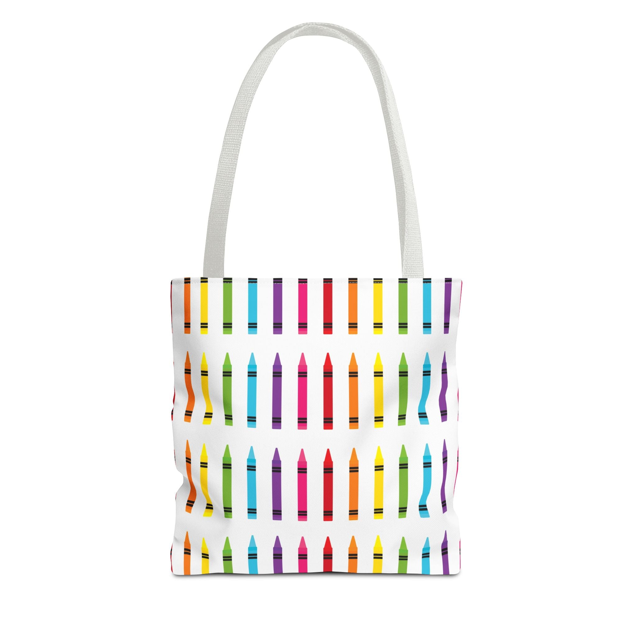 Crayon Print Back to School Tote Bag