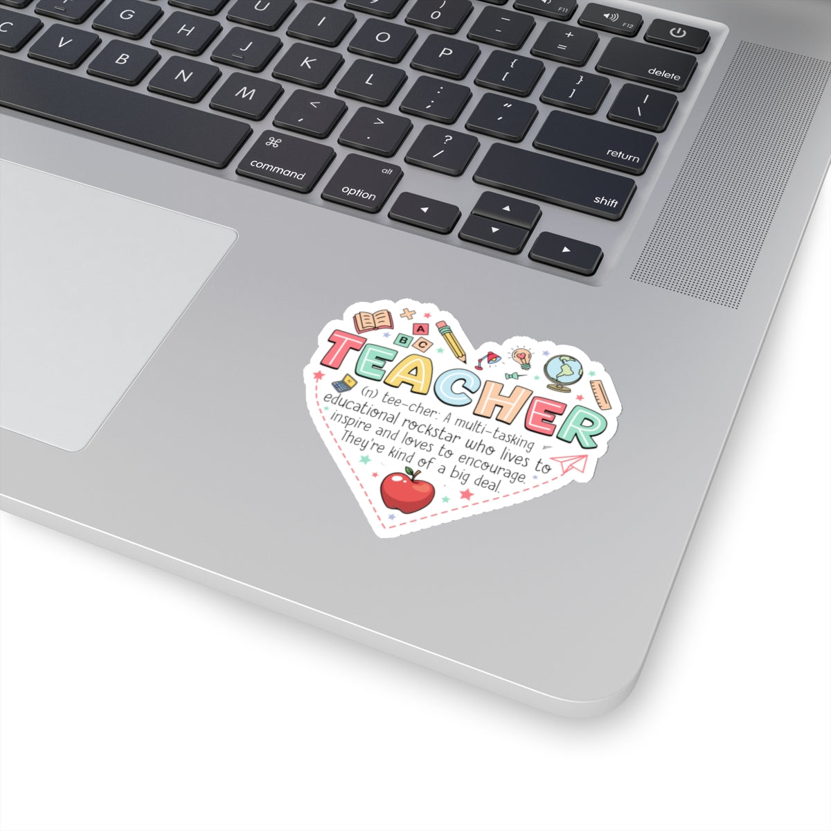 Heart Teacher Appreciation Sticker for Teachers back To School Gift