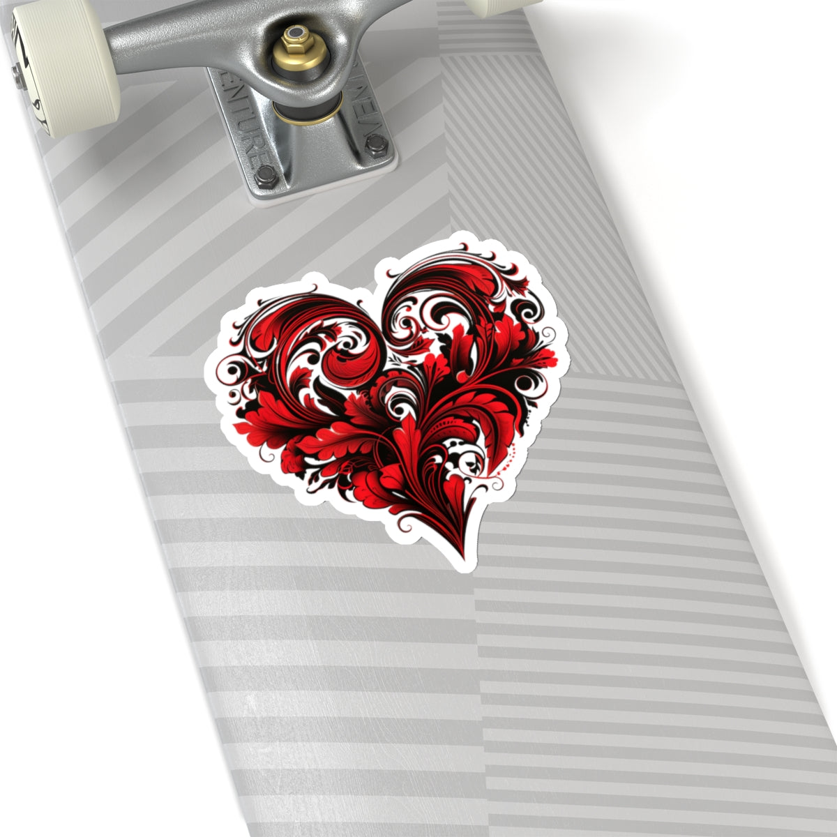 Red Heart Vinyl Sticker