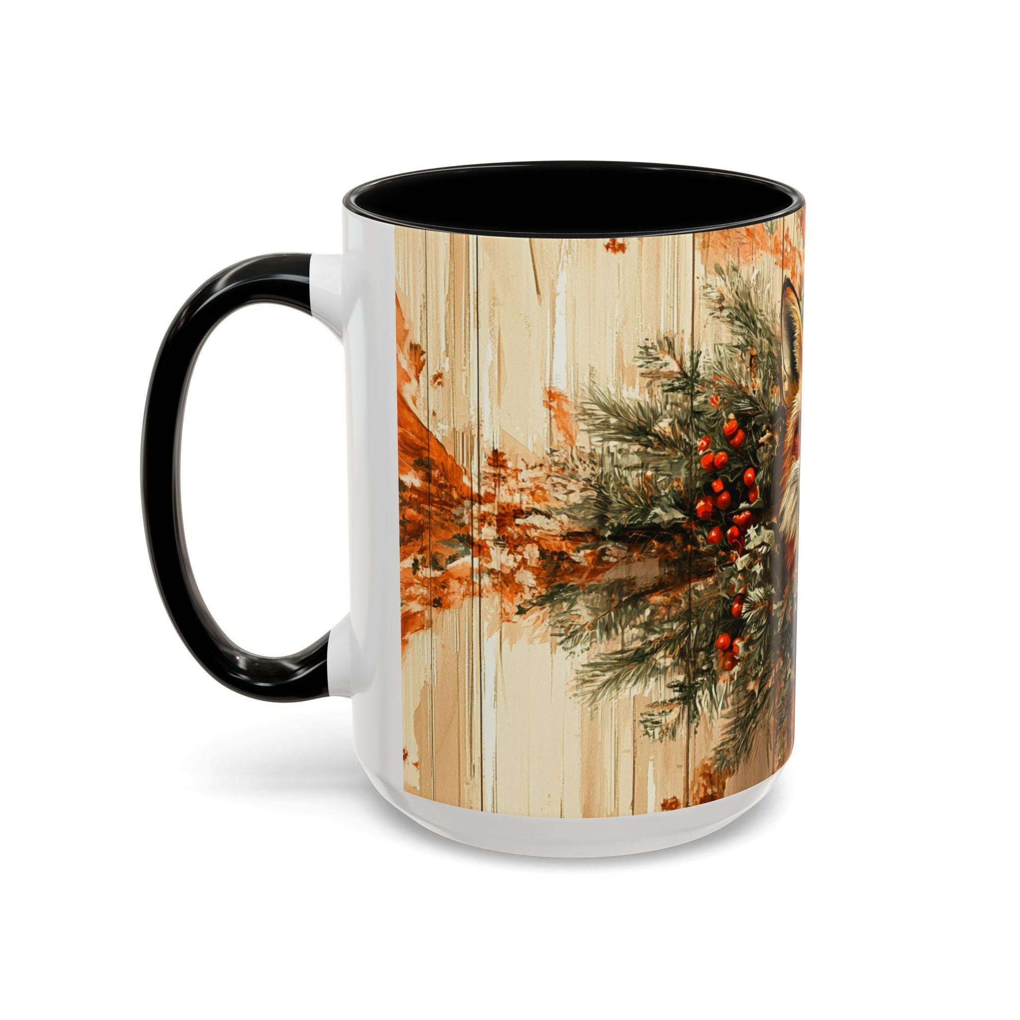 Mug Boho Fox Christmas Design