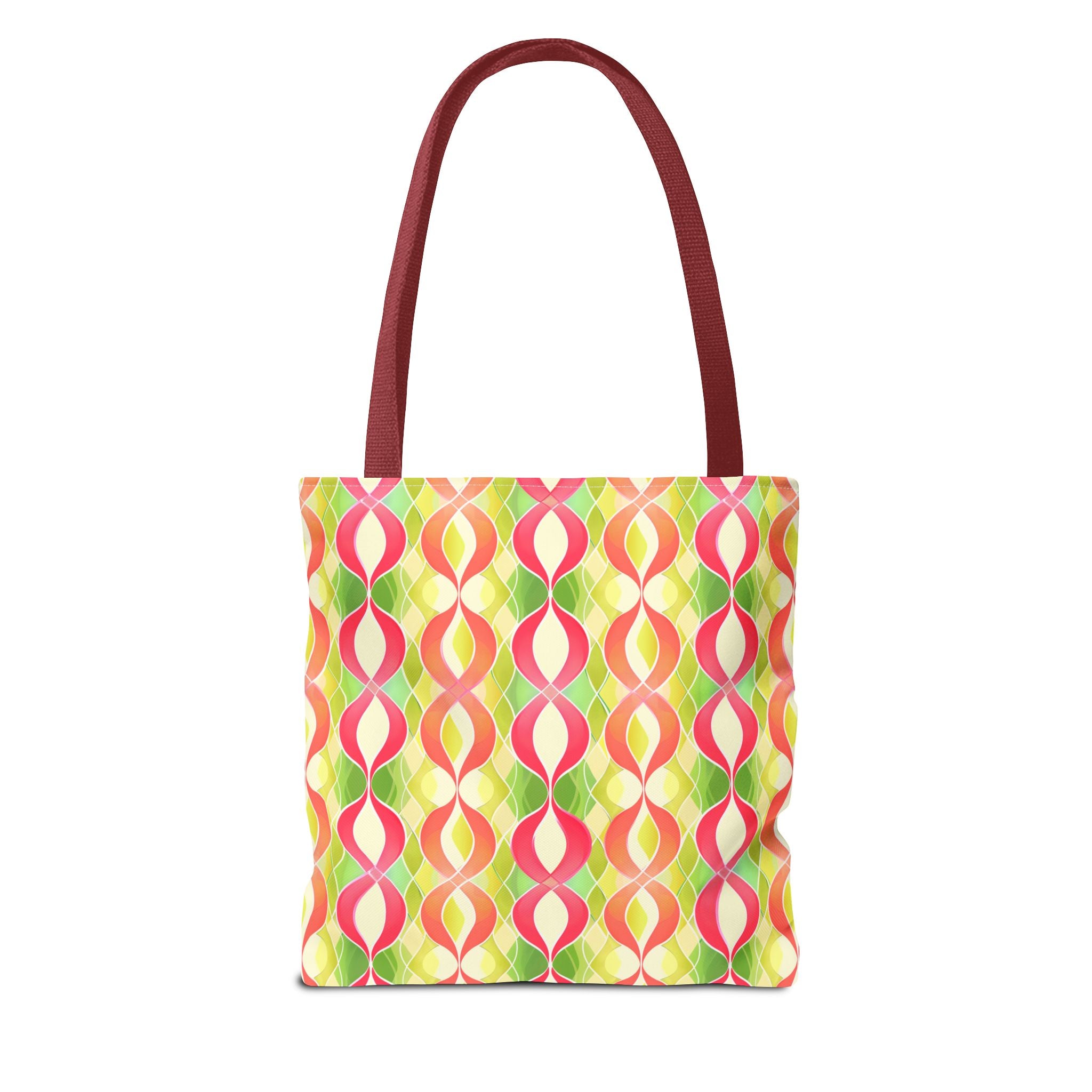 Pink & Green Chains Tote Bag