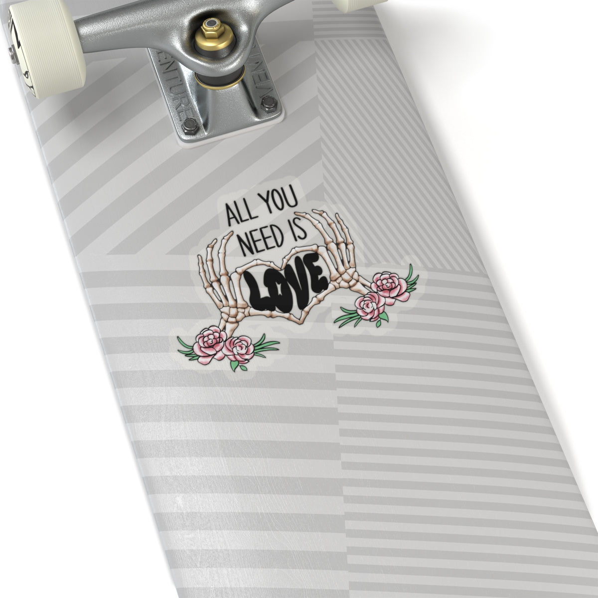 All You Need Is Love Skeleton Funny Anti Valentines Day Vinyl Sticker