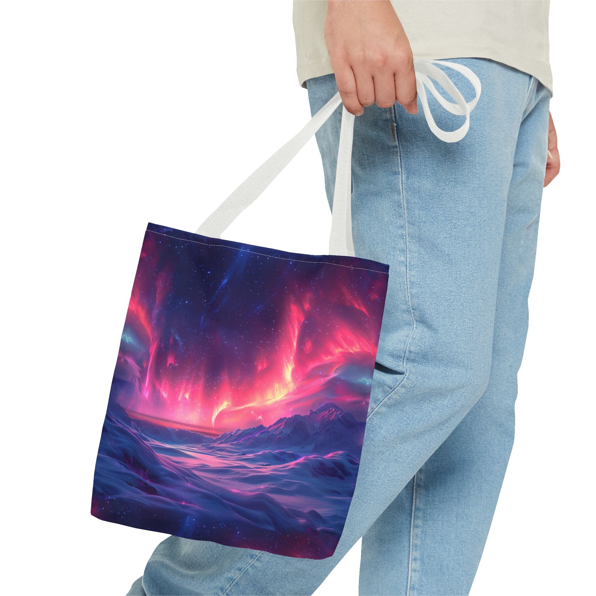 Arctic Northern Lights Tote Bag