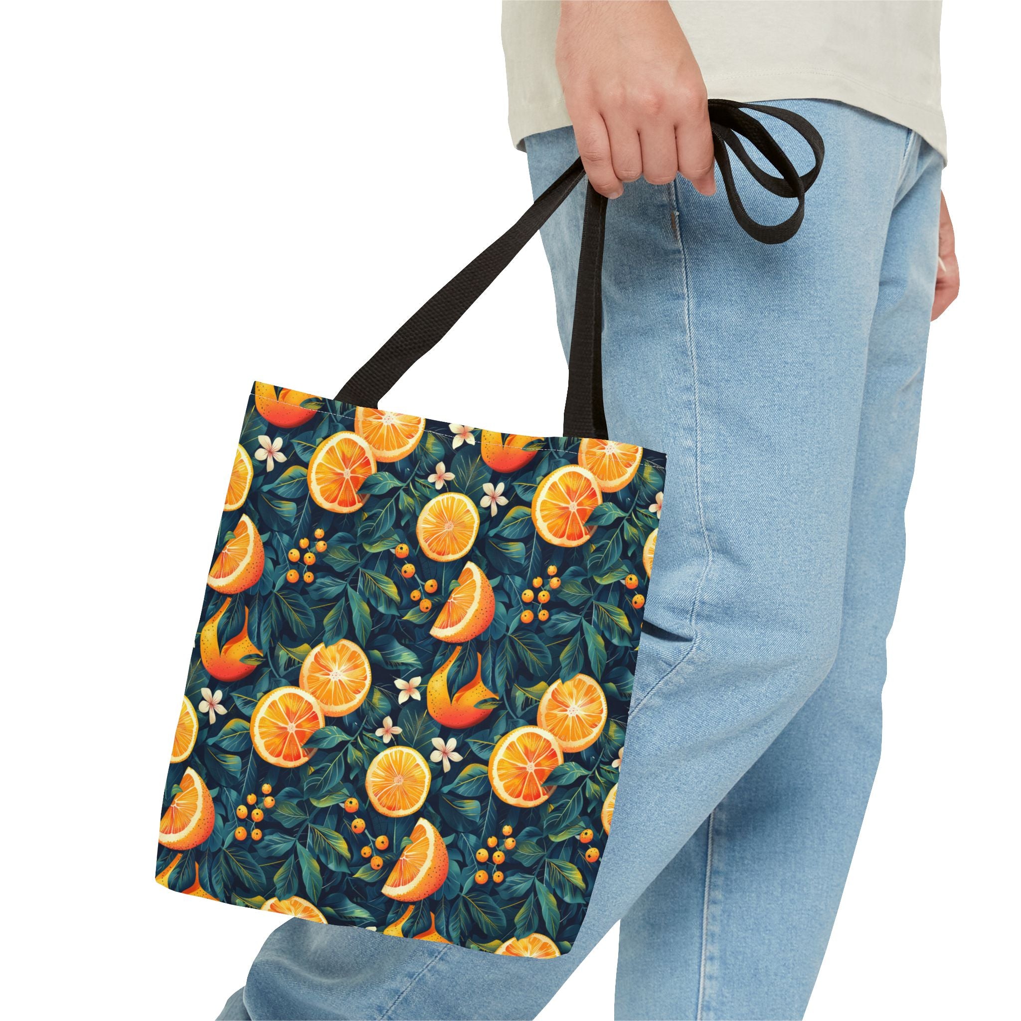 Oranges Fruit Pattern Summer Tote Bag