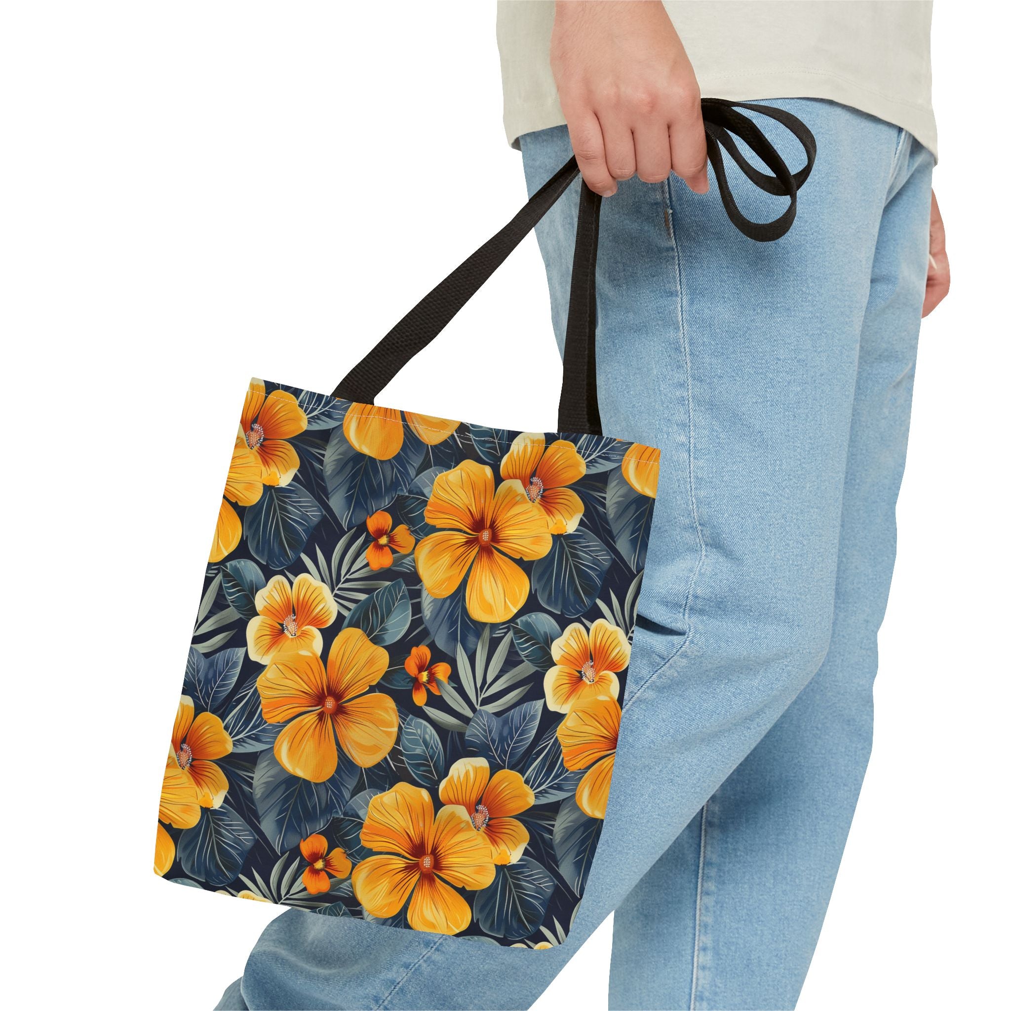 Fruity Oranges Pattern Summer Tote Bag