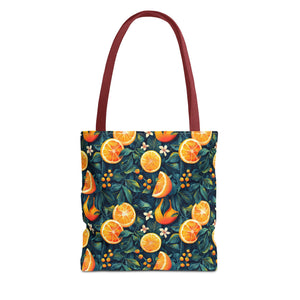 Oranges Fruit Pattern Summer Tote Bag