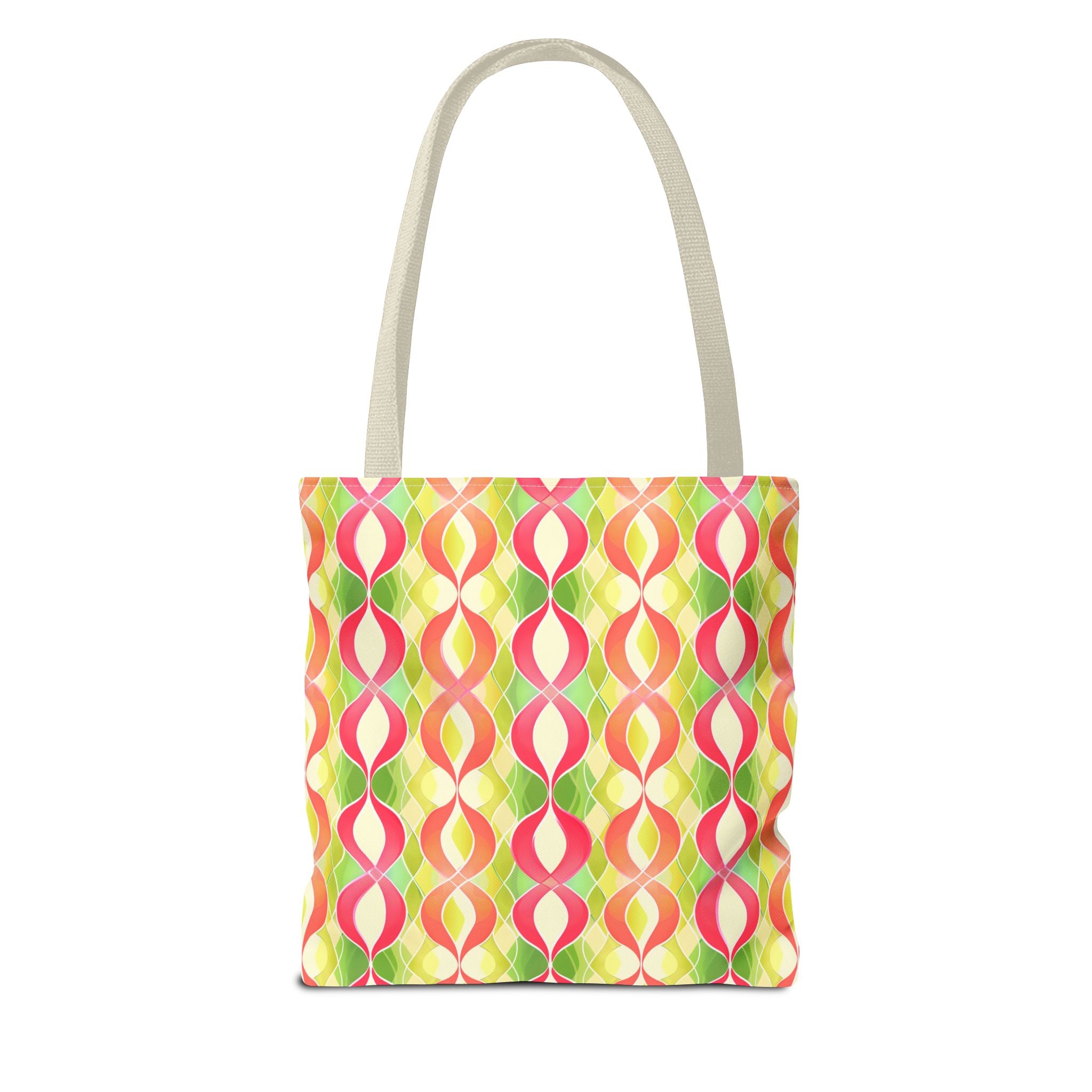 Pink & Green Chains Tote Bag