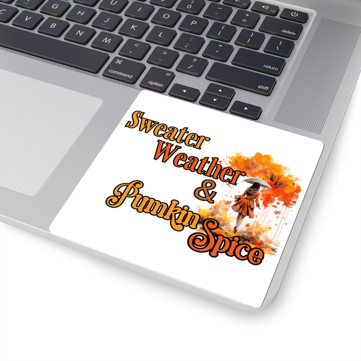 Sweater Weather & Pumpkin Spice Autumn Vinyl Sticker