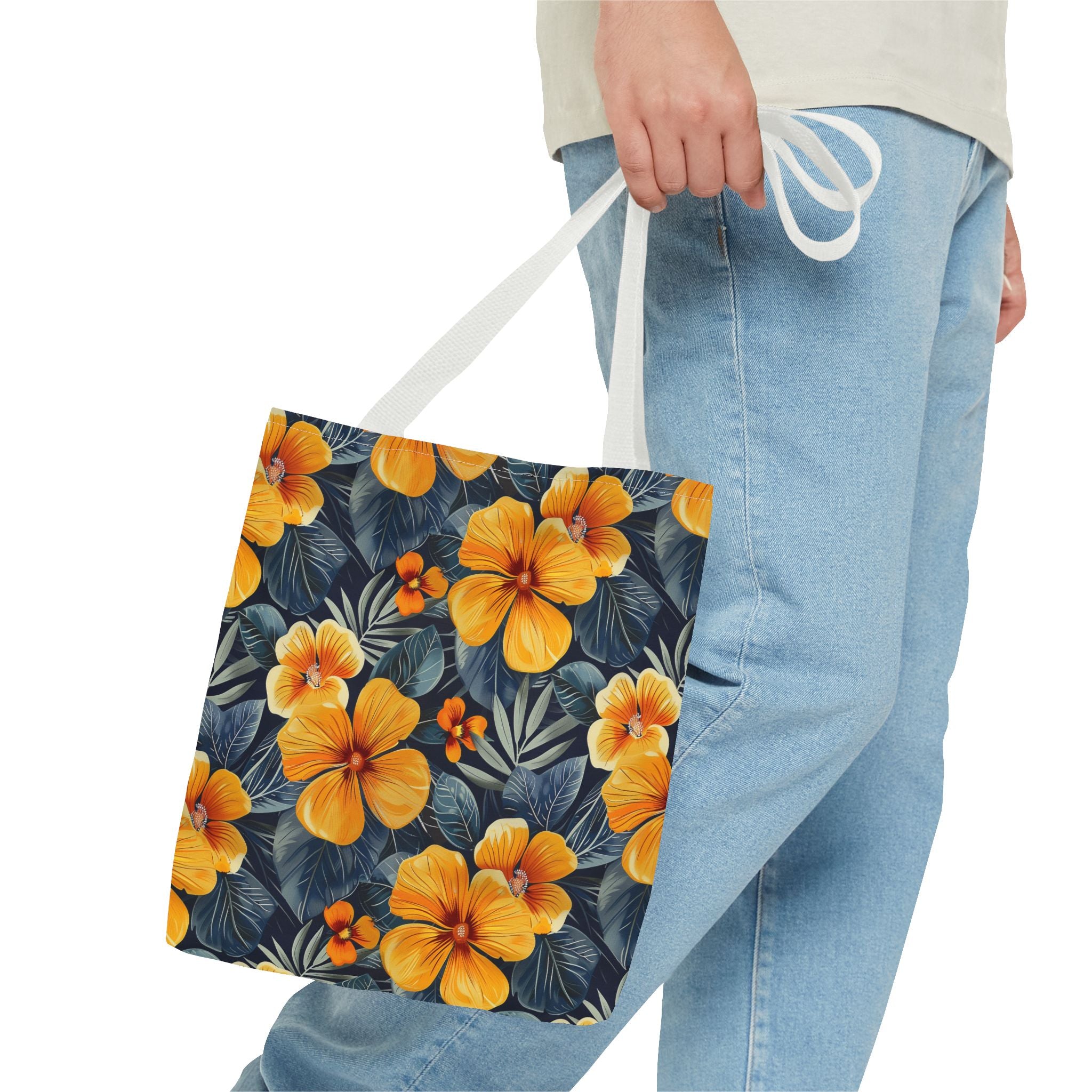 Fruity Oranges Pattern Summer Tote Bag