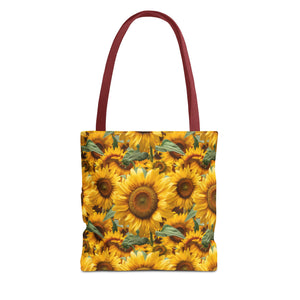 Sunflower Pattern Tote Bag