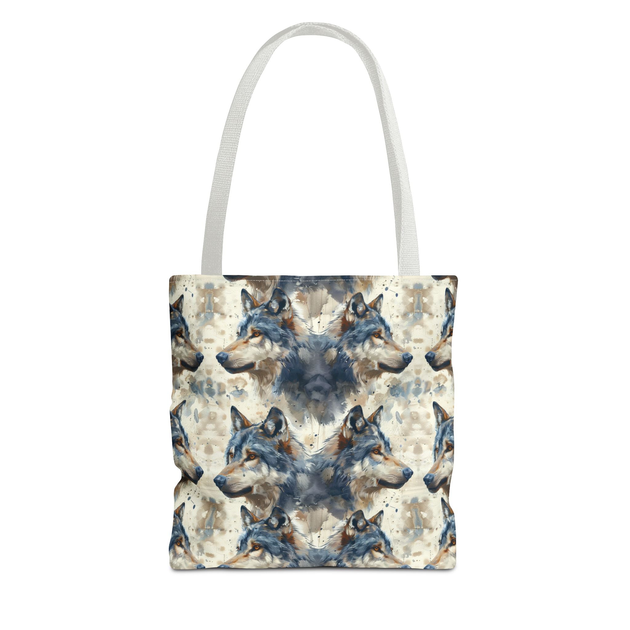 Wolf Rustic Lodge Tote Bag