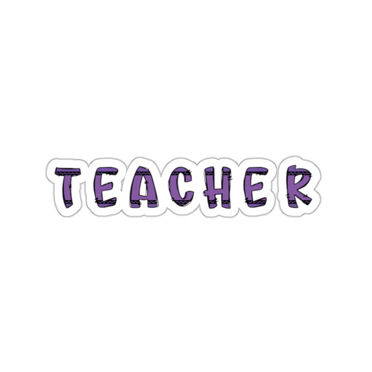 Custom Crayon Teacher Sticker Teacher Appreciation Back To School Gift