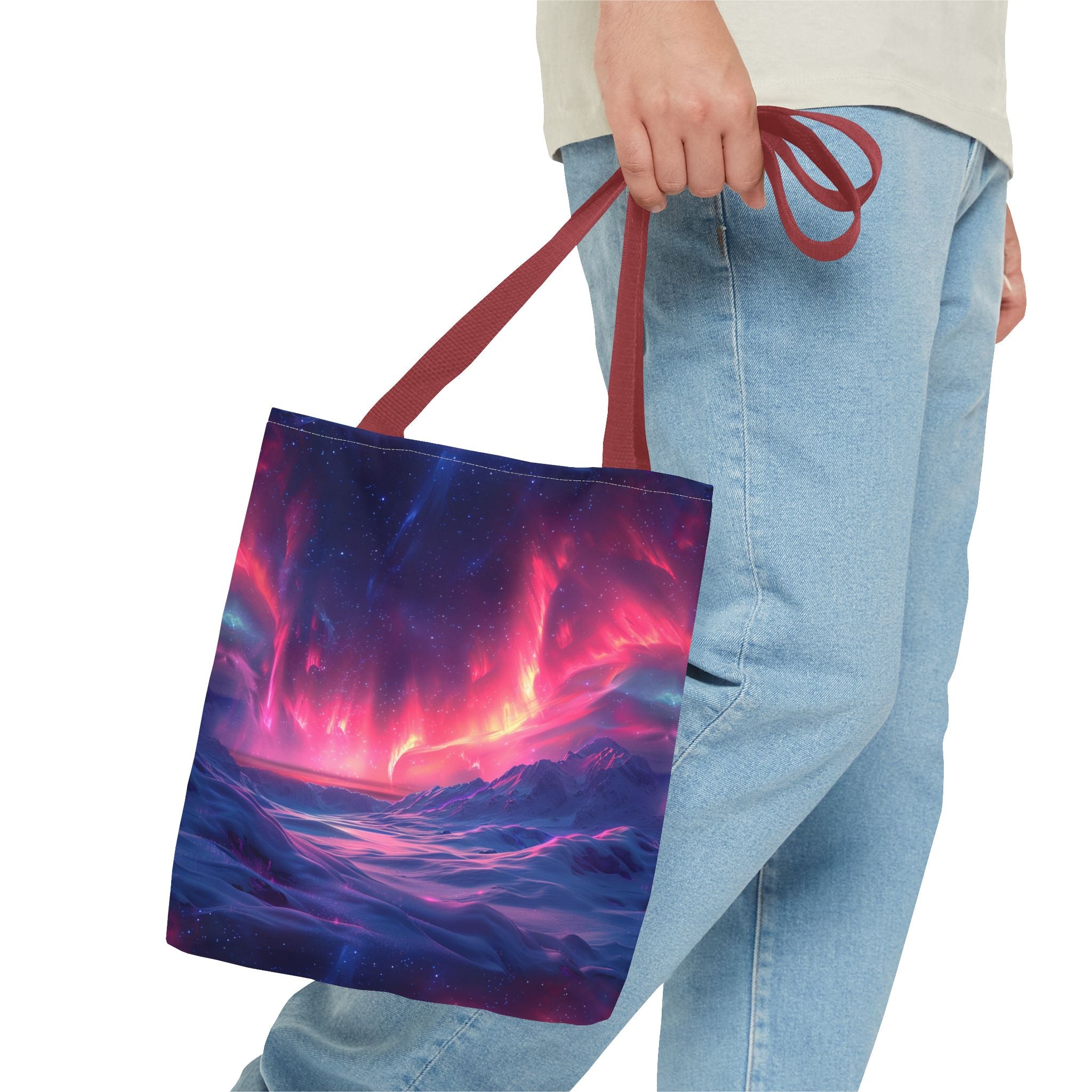 Arctic Northern Lights Tote Bag