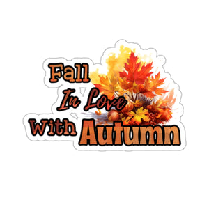 Fall in Love With Autumn Vinyl Sticker