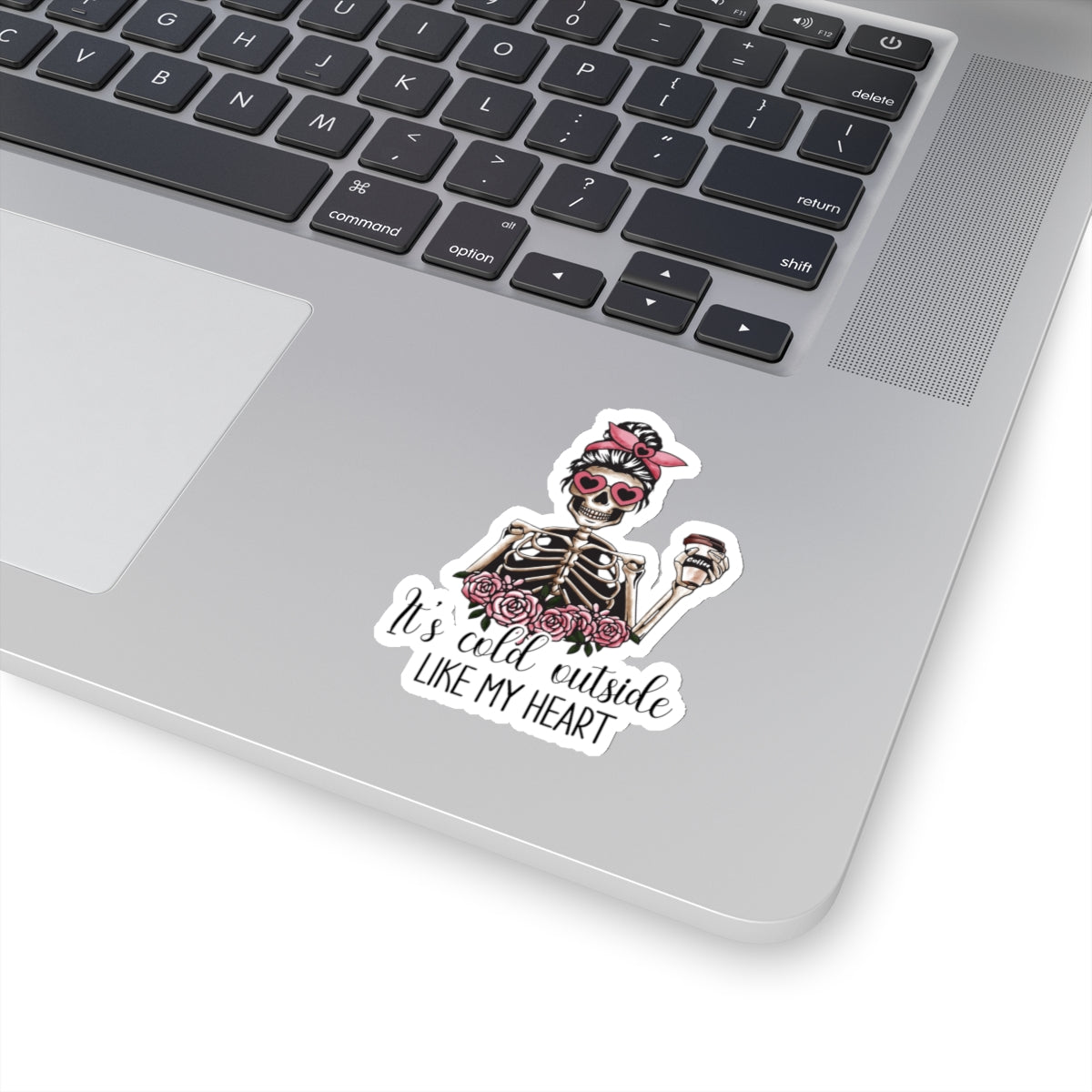 Skeleton Funny Anti Valentines Day Vinyl Sticker