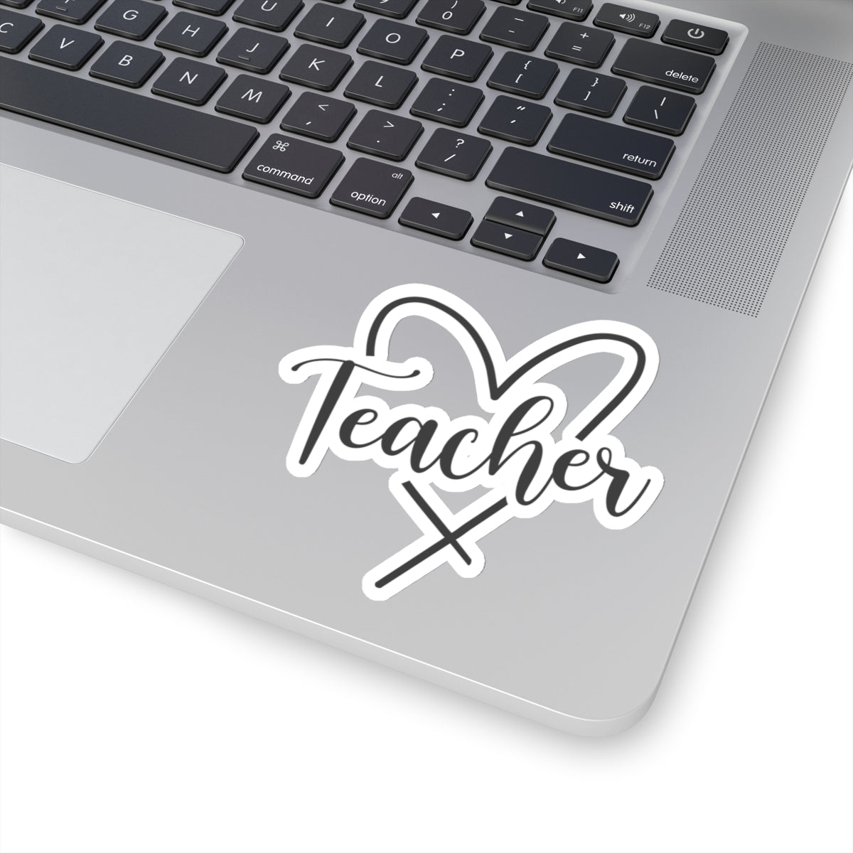 Teacher Heart Kiss-Cut Sticker Teacher Gift Back to School