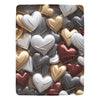 Hearts Ultra-Soft Micro Fleece Blanket 60" x 80"