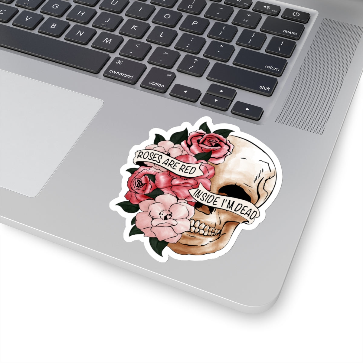 Dead Inside Funny Anti Valentines Day Vinyl Sticker