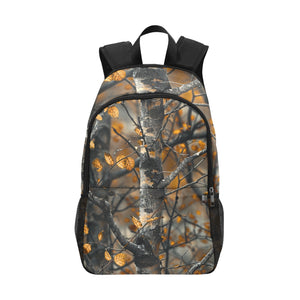 Kids Brown and Orange Camo Backpack | Rugged Woodland Design - Cranberry Lake Design Co.  #