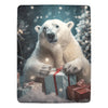 Christmas Polar Bear Ultra-Soft Micro Fleece Blanket 60" x 80"