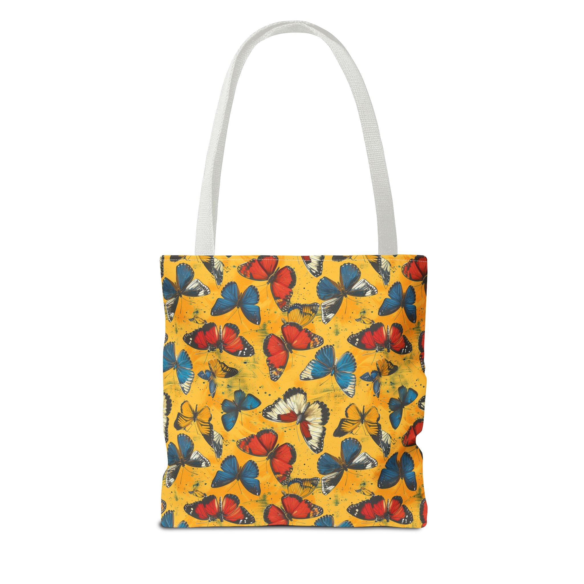 Yellow Whimsical Butterfly Tote Bag