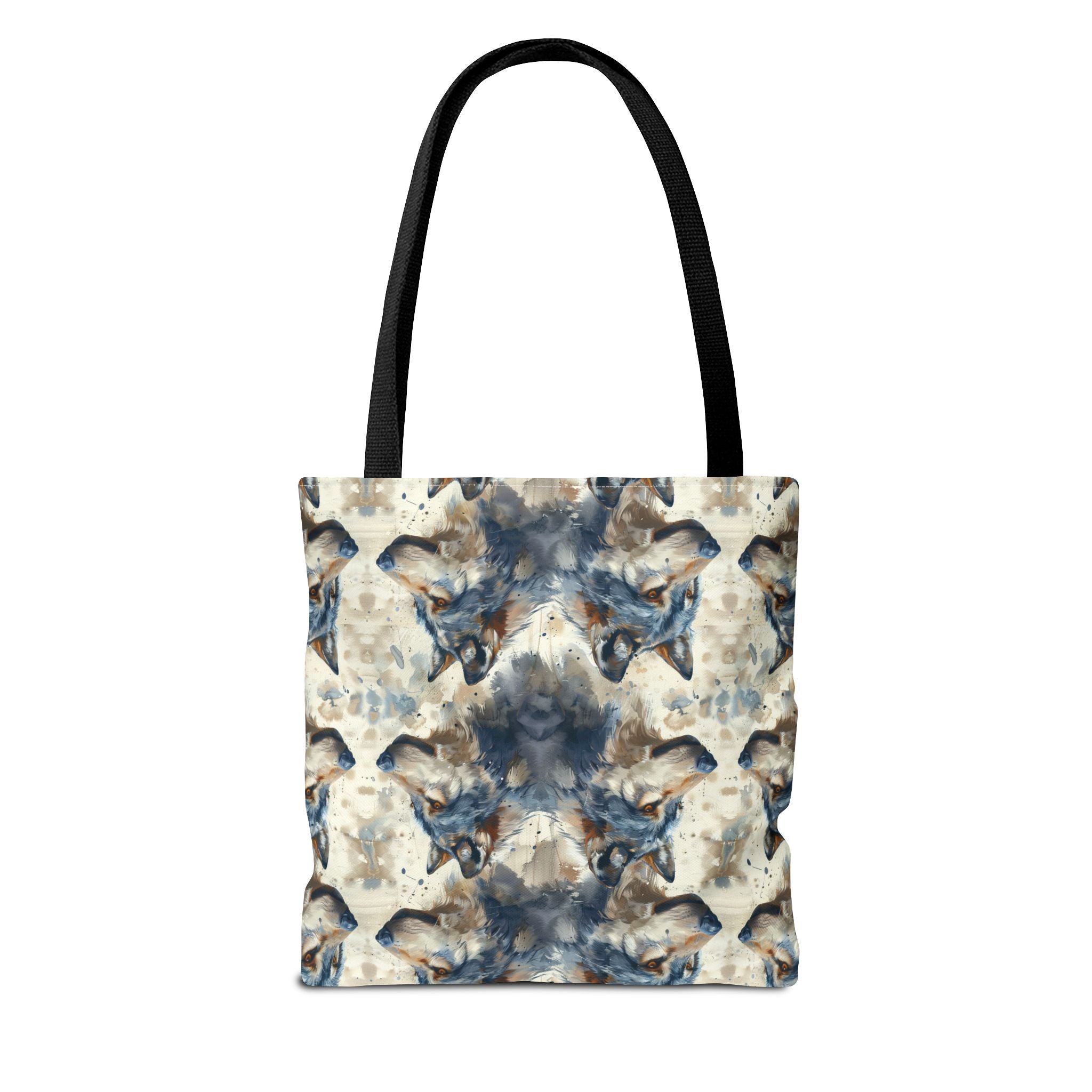 Wolf Rustic Lodge Tote Bag