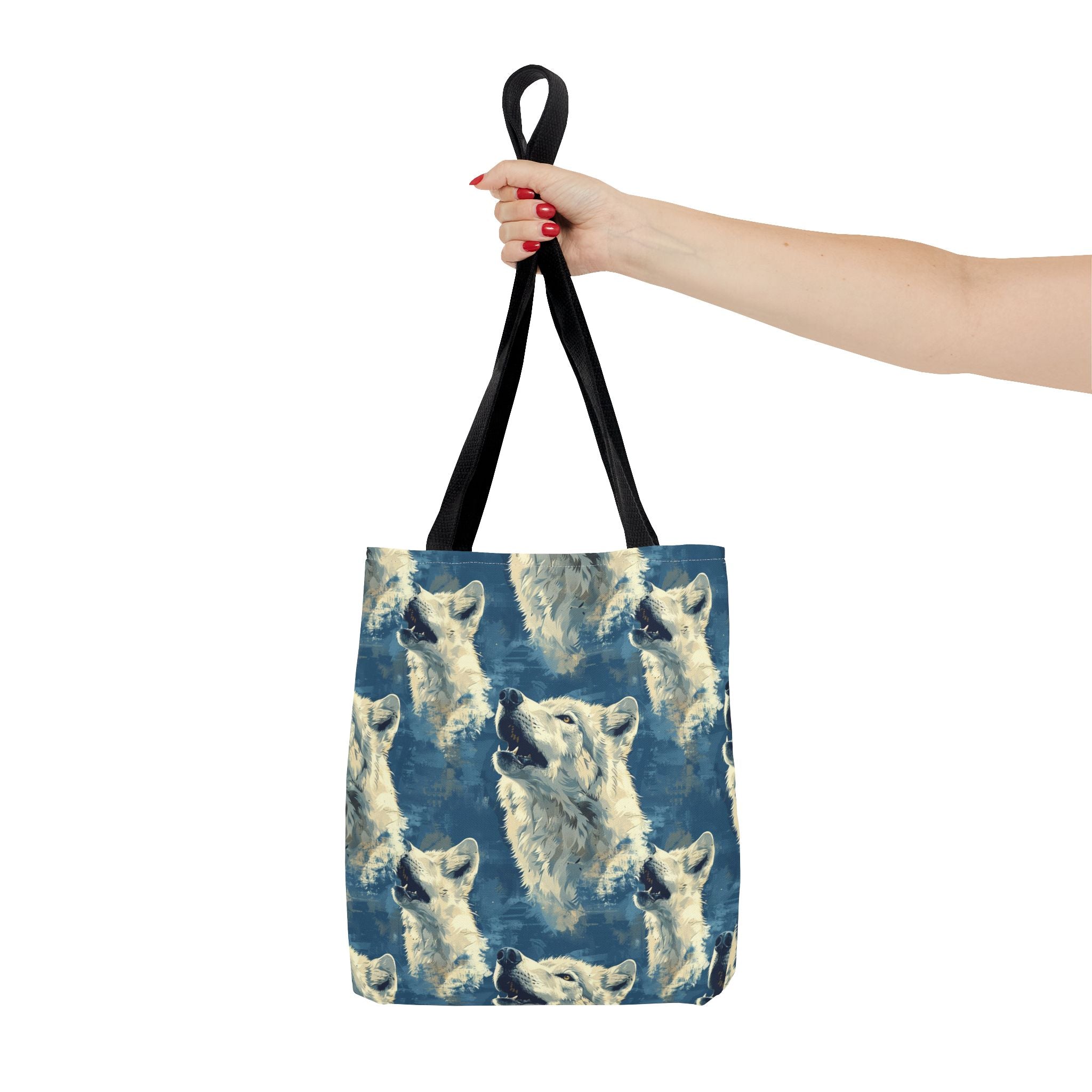 Howling Wolf Rustic Lodge Tote Bag