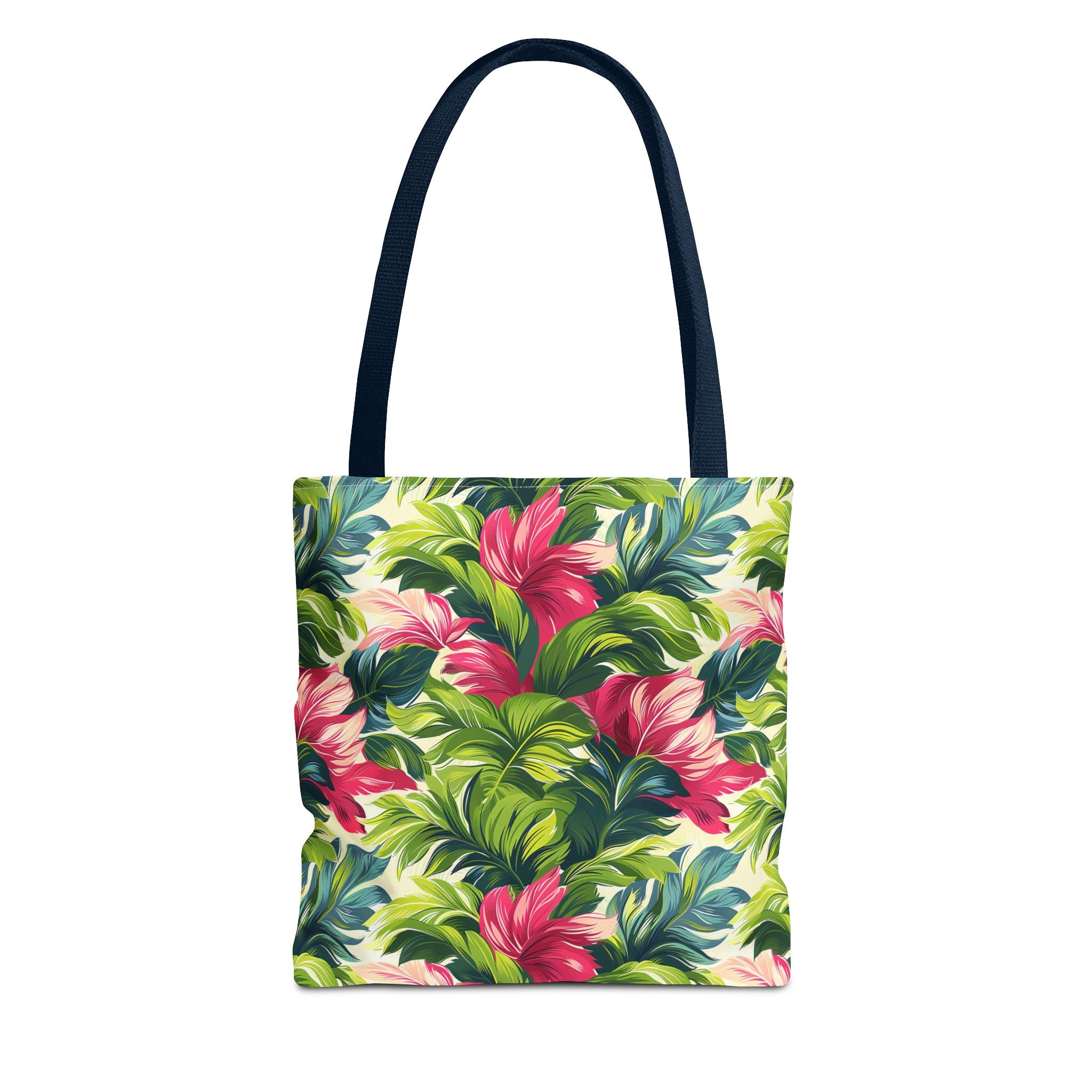 Floral Colorful Leaves Tropical Tote Bag