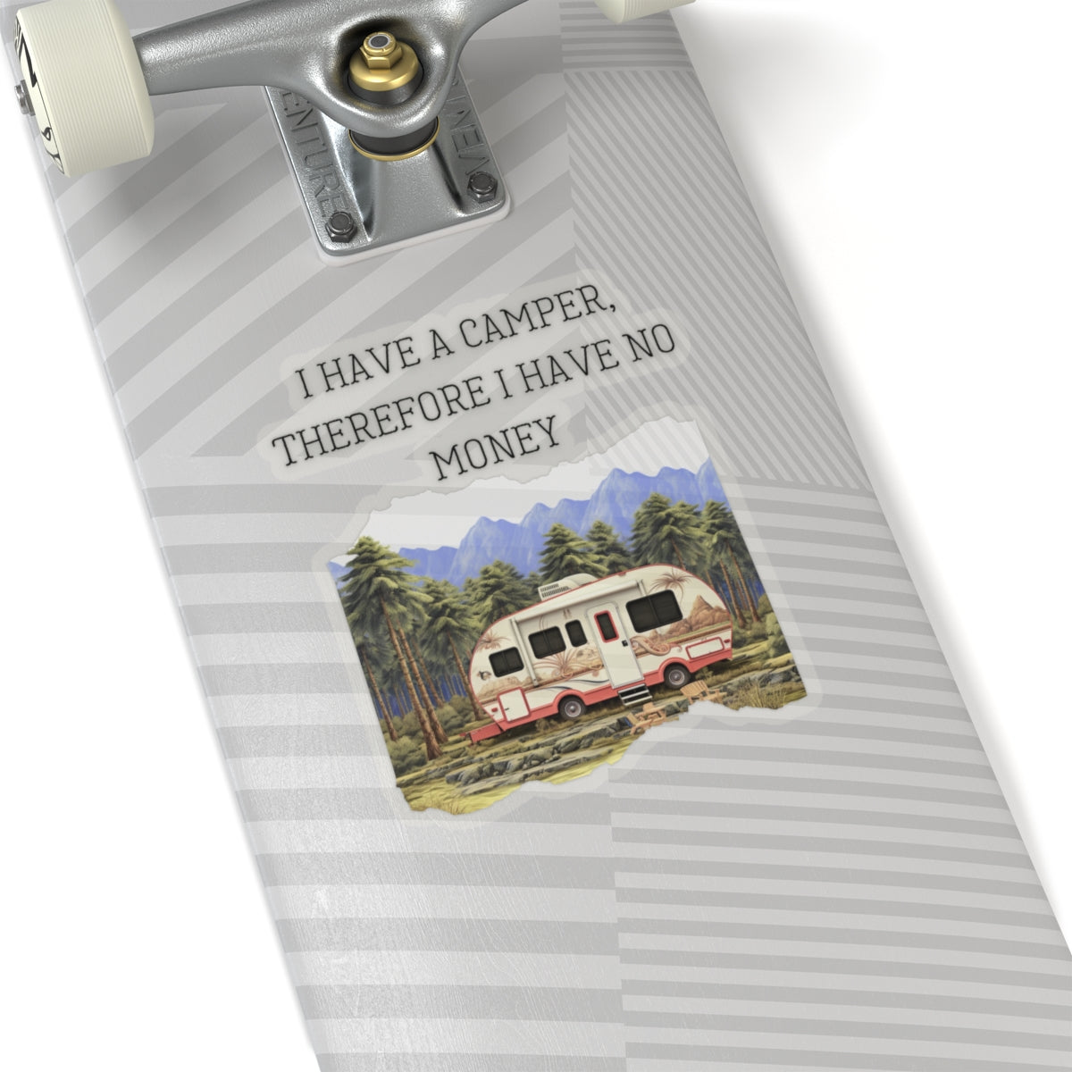 Funny Camper Camping RV Vinyl Sticker