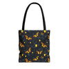 Gold Light Moth Goblincore Fairycore Tote Bag