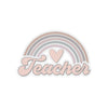 Rainbow Teacher Kiss-Cut Sticker Teacher Gift Back to School