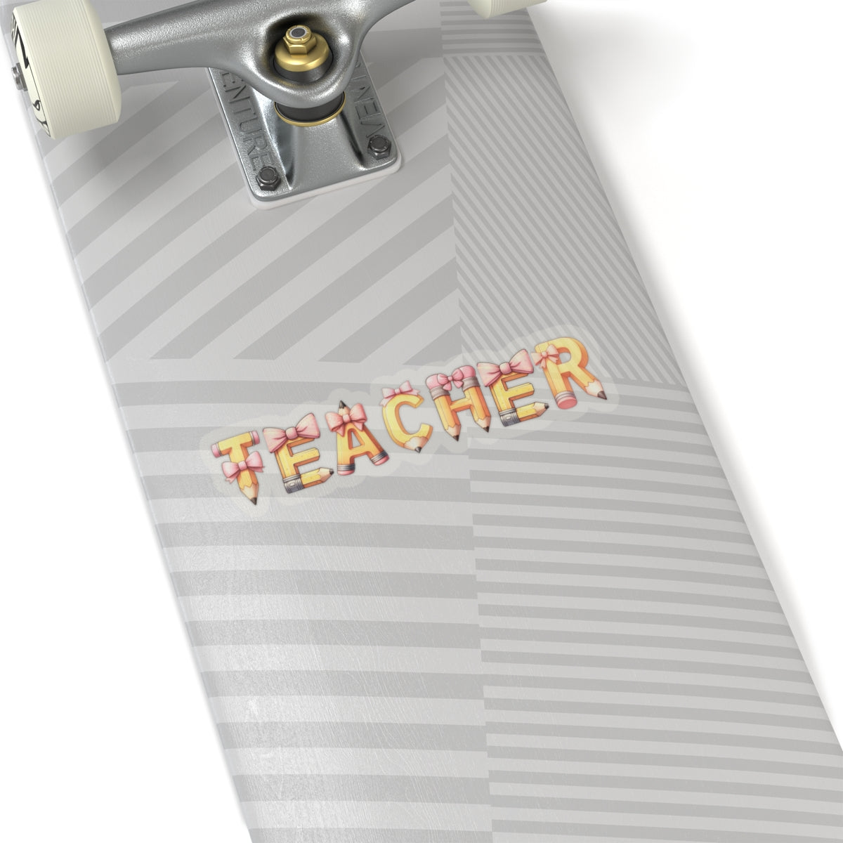 Custom Pencil Font Teacher Sticker Teacher Appreciation Back To School Gift