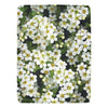 Bridal Wreath Throw Blanket - Twin, Original Floral Design, Perfect for Spring