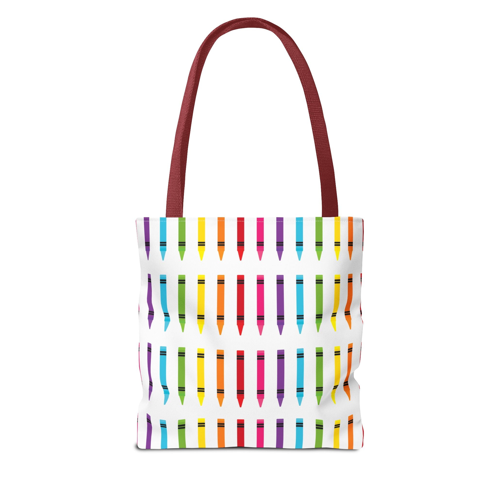 Crayon Print Back to School Tote Bag