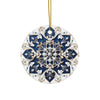 Snowflake Ceramic Ornament